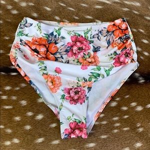 LL Queen Swimsuit High Waisted Bottom Sz Small